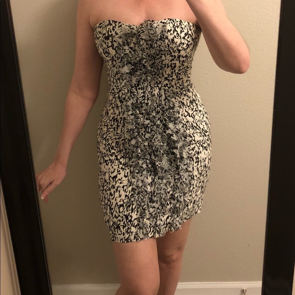 Cynthia Steffe Strapless Mini Ruffle Dress - Picture 7 of 7